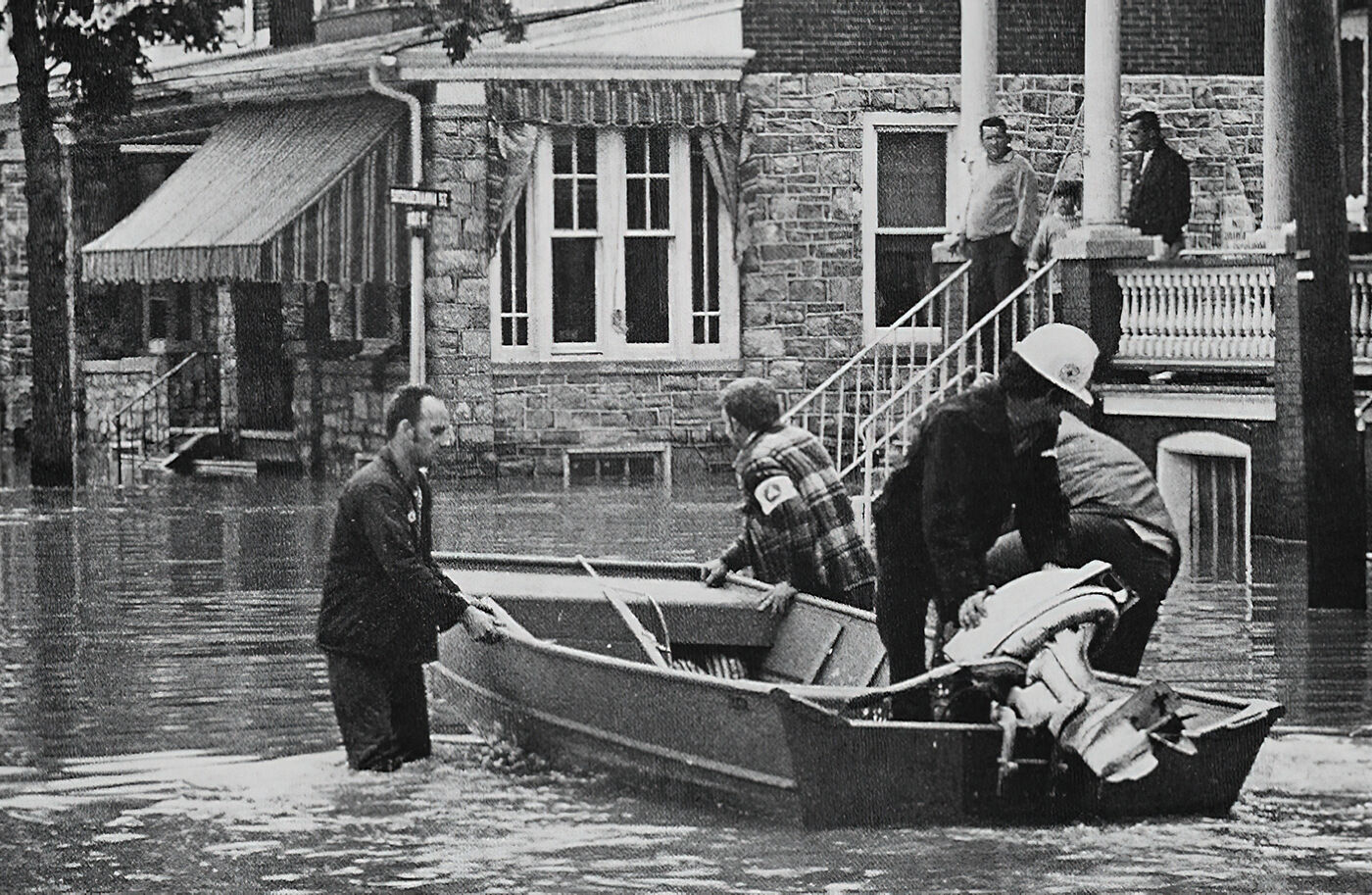 Agnes flooding in Harrisburg